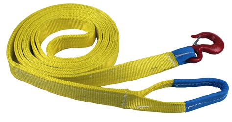 tow strap with hooks or loops